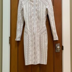 Fitted sweater dress